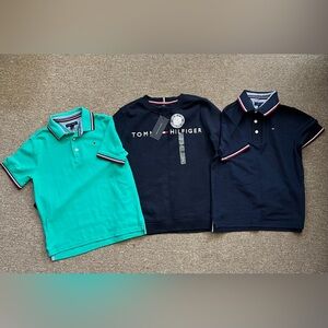 BUNDLE - Kids Tommy Hilfiger Polo Shirts & Sweater